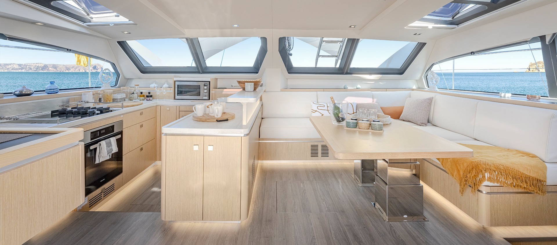 Explore the world in complete luxury with your Privilege catamaran