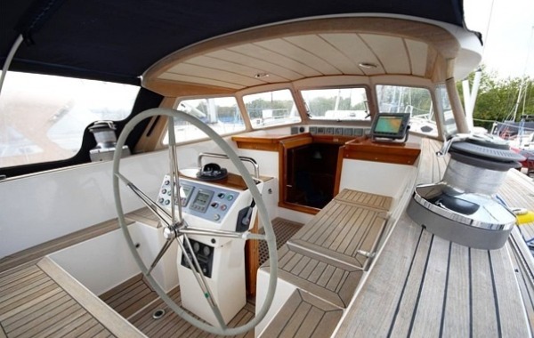 Bluewater sailing yachts need to be solidly built with plenty of shelter from adverse weather
