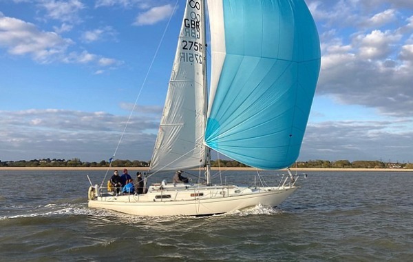 Contessa yachts are great fun to sail in club regattas