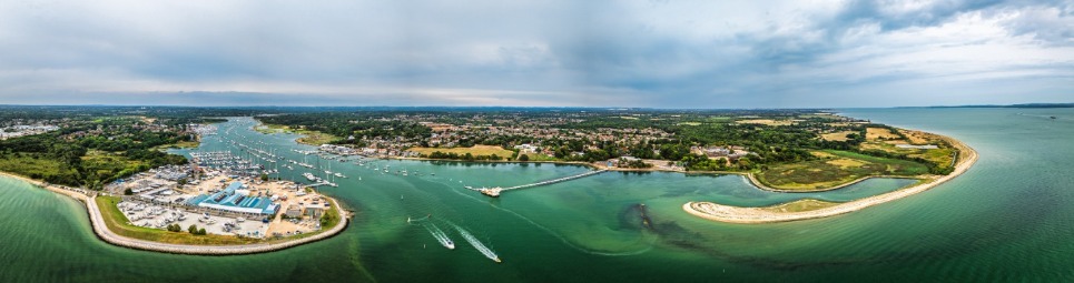 Hamble Point Marina, aerial photo