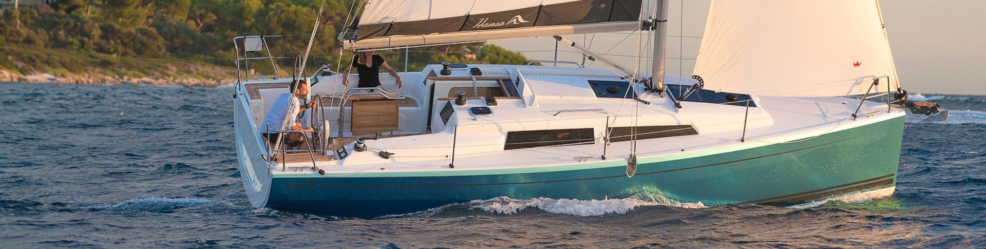 The Hanse 315 is responsive and a delight to sail