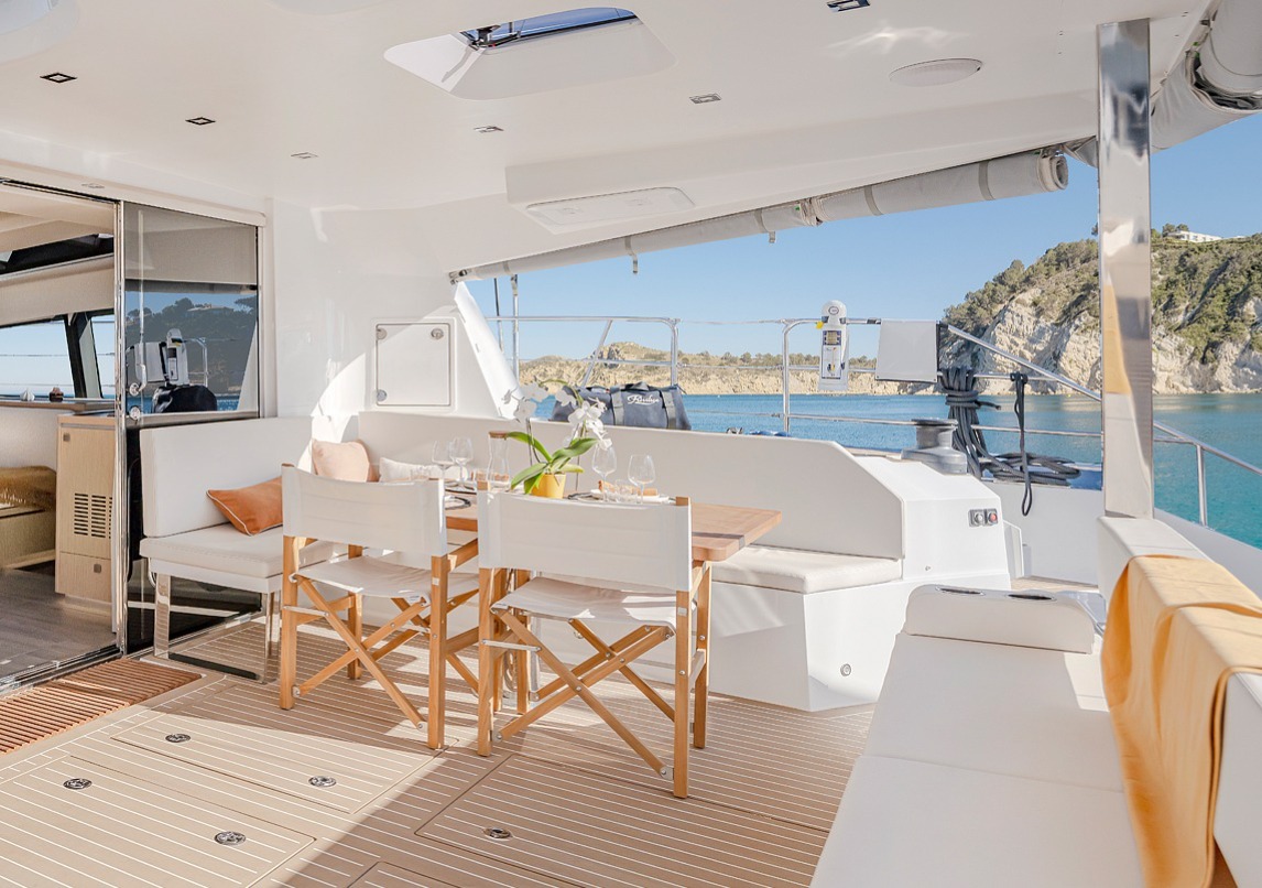 The full beam master cabin on the Privilege Signature 510